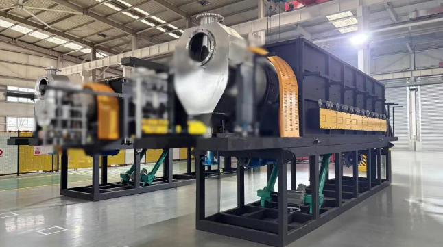 深圳科源新材装备两套200KG硅碳气相碳包覆设备元春启运